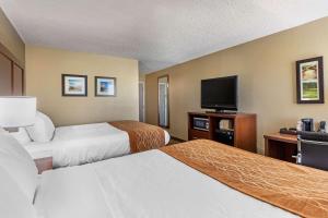 Comfort Inn N Myrtle Beach Barefoot Landing的电视和/或娱乐中心