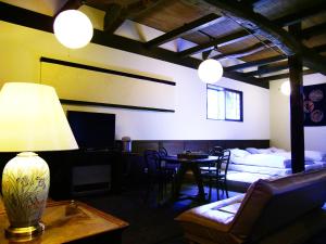 Zona de estar de Rickshaw inn
