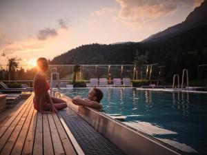 Nespecifikovaný výhled na hory nebo výhled na hory při pohledu z hotelu