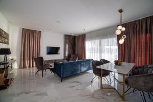 TV a/nebo společenská místnost v ubytování Luxury penthouse Vagabundo