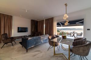 TV a/nebo společenská místnost v ubytování Luxury penthouse Vagabundo