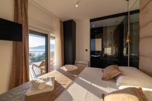 Postel nebo postele na pokoji v ubytování Luxury penthouse Vagabundo
