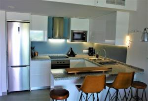 Dapur atau dapur kecil di Blue Sunset - Apartamento Valentina