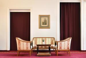منطقة جلوس في Palais-Hotel Erzherzog Johann
