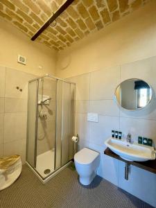 Ett badrum på La Cascina di Chiara
