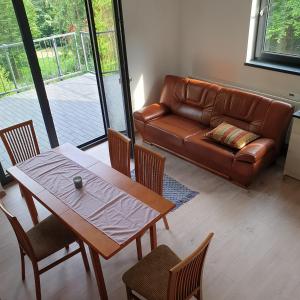 Posezení v ubytování Bukowy Stok