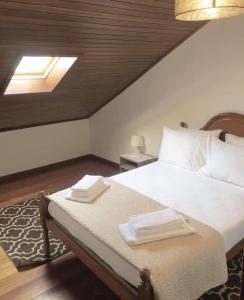 Postel nebo postele na pokoji v ubytování Casa da presa