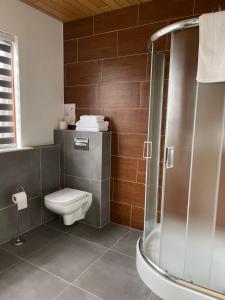 Ванна кімната в Helgrindur Guesthouse