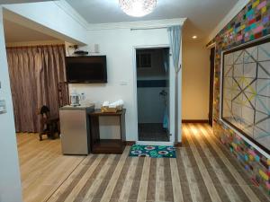 Dapur atau dapur kecil di Jilufugan B&B