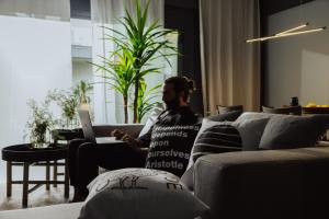 Posezení v ubytování YaMa Villas