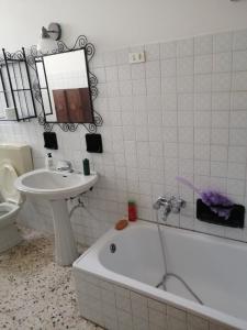Koupelna v ubytování Villa Quinto