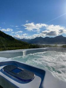 Fotografie z fotogalerie ubytování Villa med jacuzzi og nydelig utsikt v destinaci Gravdal