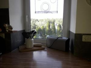 Posezení v ubytování Fewo Zur Alten Schule