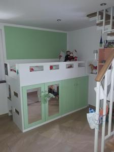 Kuchyň nebo kuchyňský kout v ubytování Fewo Zur Alten Schule