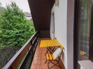 Balkón nebo terasa v ubytování ATMOSPHERE Apartments