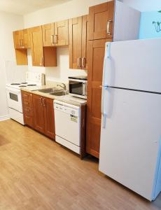 Kuhinja ili čajna kuhinja u objektu Cozy Private Rm Heart of North York Free Parking Full Kitchen Close to Downtown