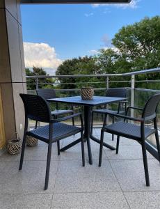 Balkón alebo terasa v ubytovaní Apartament Szot