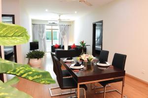Uma área de estar em Timor Plaza Hotel & Apartments