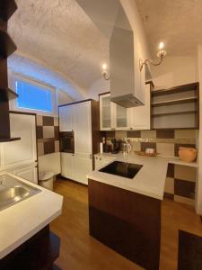Kuchyň nebo kuchyňský kout v ubytování Apartment Styria Lent