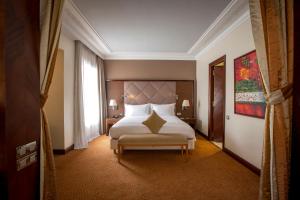 Letto o letti in una camera di Hotel Atlantic Agdal