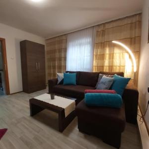 Χώρος καθιστικού στο Ferienwohnung Michaela