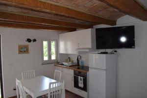 Kuchyň nebo kuchyňský kout v ubytování APARTMENTS SCIRENICA