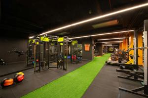 Fitness centrum a/nebo fitness zařízení v ubytování The Craton Hotel Sisli