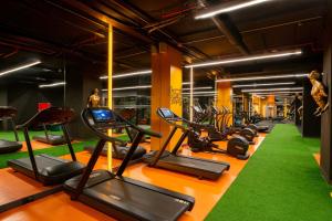 Fitness centrum a/nebo fitness zařízení v ubytování The Craton Hotel Sisli
