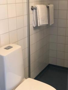 Koupelna v ubytování Hotell Älvdalen