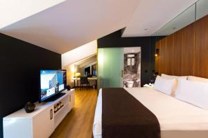 Postel nebo postele na pokoji v ubytování The Craton Hotel Sisli