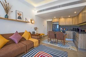 מטבח או מטבחון ב-OSKENA Azzurra Sahl Hasheesh Hurghada