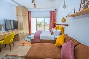 טלויזיה ו/או מרכז בידור ב-OSKENA Azzurra Sahl Hasheesh Hurghada