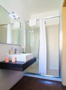 Vannituba majutusasutuses Arcobaleno Suites