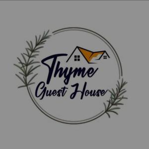 un logotipo para una casa dulce en Thyme Guest House, en Palolem