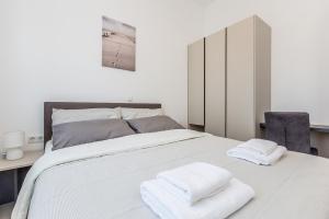 Postel nebo postele na pokoji v ubytování Apartment Sea Dream, Polje - Krk