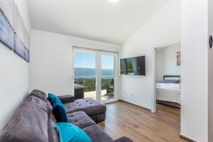 Postel nebo postele na pokoji v ubytování Apartment Sea Dream, Polje - Krk