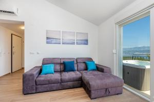 Posezení v ubytování Apartment Sea Dream, Polje - Krk