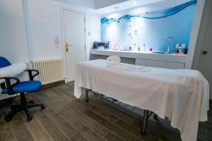 Postel nebo postele na pokoji v ubytování Hotel Castellote