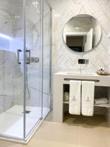 Phòng tắm tại Alojamento Batata