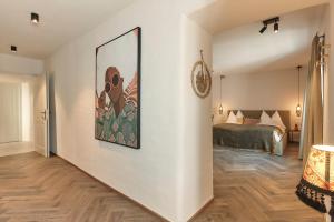 Postel nebo postele na pokoji v ubytování Townhouse by Frauenzimmer