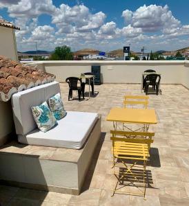 Ein Balkon oder eine Terrasse in der Unterkunft HOTEL Boutique ÁNGEL