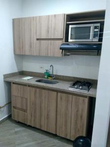 Cucina o angolo cottura di Apartahotel Avanti