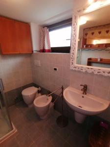 Een badkamer bij La casa del viandante
