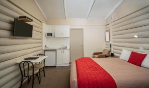 Kuchyň nebo kuchyňský kout v ubytování Welcome Inn Motel Levin