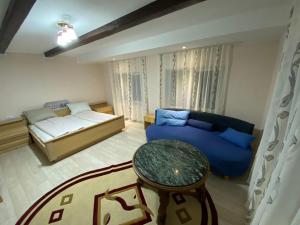 Χώρος καθιστικού στο Cabana Ciupercuța