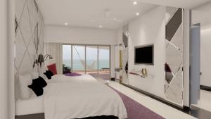 TV o dispositivi per l'intrattenimento presso Hotel Mousai - Adults Only