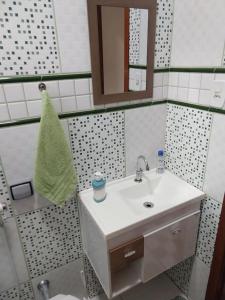 Koupelna v ubytování chaler Sao Jorge