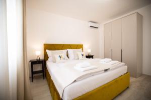 Posteľ alebo postele v izbe v ubytovaní 1oak villa + 37 fotografií