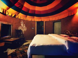 Postel nebo postele na pokoji v ubytování Chhotaram Prajapat Home Stay
