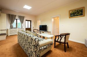TV a/nebo společenská místnost v ubytování Apartament Hotel H